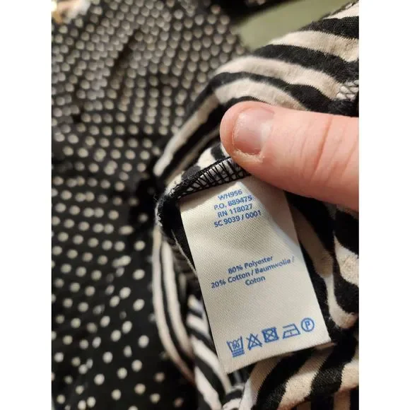 Boden Dotty Shift black&white dress sz 4L - Picture 3 of 5